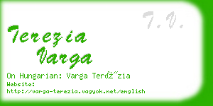 terezia varga business card